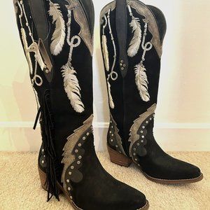 Women's Dingo Dream Catcher (Black) Boots NEW!